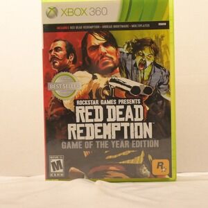 Red Dead Redemption GOTY Xbox 360 CIB 2 Discs Manual Map Undead Nightmare